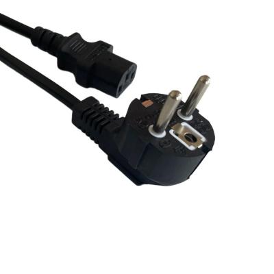 China COMPUTER Power Cord Extension EU 2 Plug 3 European Standard Plug [Supplied by Manufacturer] to C13/C19/C5 Power Cord for sale