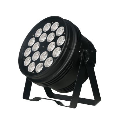 China Stage Professional LED Wash Par Light of 18pcs 15W RGBWA UV 6in1 Indoor for sale