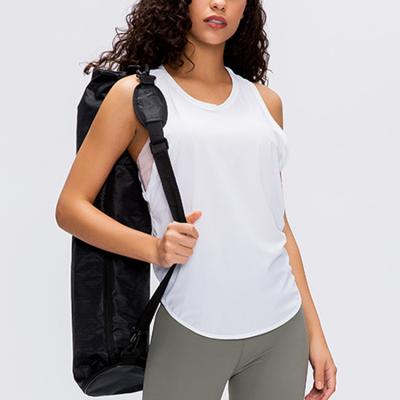 China Sustainable Women Running Clothes Sports Tops LadiesTank Tops Summer Yoga Vest for sale