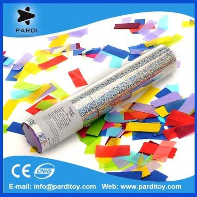 China Mylar Wedding Party Paper Confetti Fireworks Snap Cannon Tissue/Paper Sticks for sale