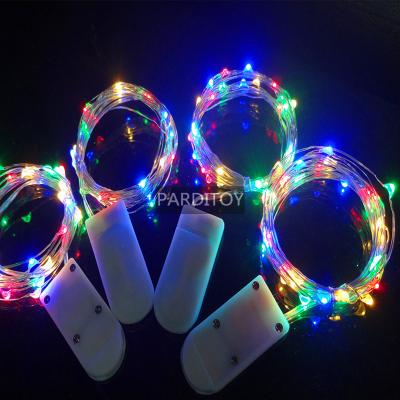 China PVC/Copper Wire String CR2032 Micro Powered Led Copper Wire String Lights Led Fairy Lights for sale