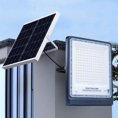 China Tempered Glass Solar Panel System Power Cell Powered Wall Flood Lantern Waterproof Outdoor Spot Led Solar Garden Light for sale