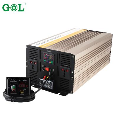 China car 12v 24v 220v 5000w power 1000w 2000 watt pure sine dc to ac power inverter pricewith charger inverter 320*171*103/mm for sale