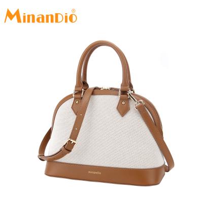 China Custom Lady New 2021 Arrival Canvas Shoulder Clutch Bag Women Bags Leather Bags for sale