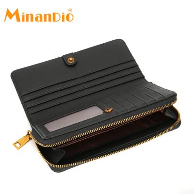 China Anti-theft clutch PVC wallet hot sale custom with wholesale low price women wallets for sale