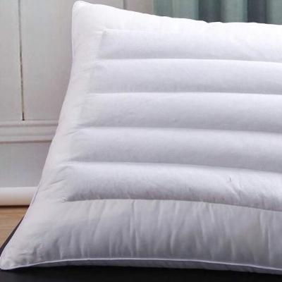 China Micro Satin Hollow Fiber Fiber Filling High Star Hotel Use 250 300 Bed Linen Pillow Yarn Count 200 For Hotel Rooms for sale