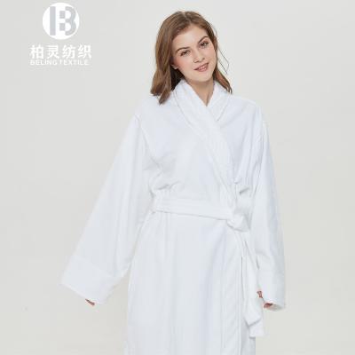 China 100% QUICK DRY Velvet Bathrobe Soft Absorbent Cotton Long Robes Soft Absorbent Bathrobe Thick Warm Velor Bathrobe for sale