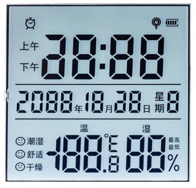 中国 ODM ホワイト背景 HTN LCDディスプレイ 電子カレンダー LCDディスプレイ 販売のため