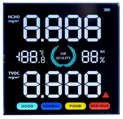 China VA-Luftmelder Negativ-LCD-Display VDD 4,5 V Negativ-Übertragungs-LCD zu verkaufen