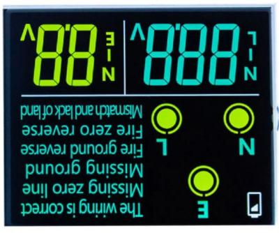 Chine VDD 3V Negative Transmissive Segment VA LCD Panel For Circuit Test Instrument à vendre