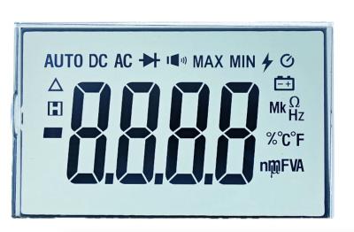 China Display de medición de instrumentos personalizado 6 O'Clock TN Segmento LCD con transmisor positivo en venta