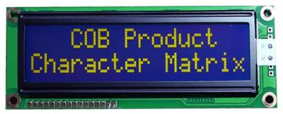 Κίνα 16*2 Character LCD Display Blue Background ODM COB Monochrome LCD Module προς πώληση