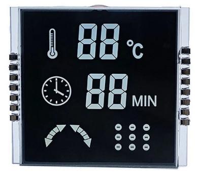 China 15 Pin Connector LCD Display Segment Electric Scooter LCD Display 40*45mm zu verkaufen