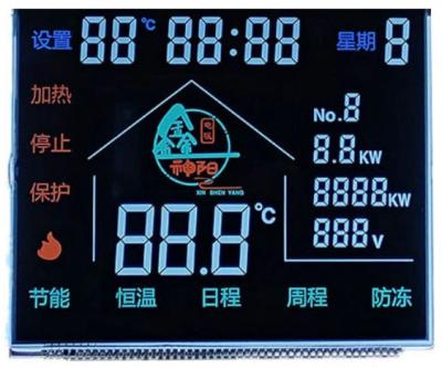 China Gepersonaliseerd 50 pin VA LCD-display Huishoudelijke apparaten Segment LCD-display Te koop