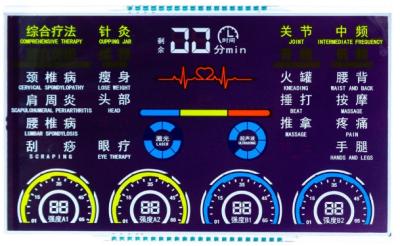 China VDD 4,5 V Großes Segment TN-LCD-Display für die medizinische Behandlung zu verkaufen