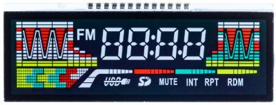 China VDD 3,3 V Negativ-Übertragungs 7 Segment LCD-Display TN Segment Fahrzeug LCD-Display zu verkaufen