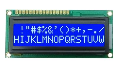 China Transmissive LCM-LCD-Modul Anzeige 1602B COB LCD-Modul 16x2 Zeichen zu verkaufen