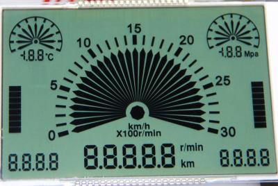 China Persoonlijke PIN-connector Voertuig TN Segment LCD-module LCD-scherm 7 Segment LCD-scherm Te koop