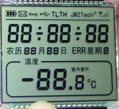 China HTN 7 Segmento LCD Display Instrumentation LCD Module à venda