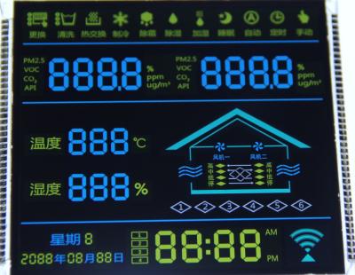 China Transmissor de temperatura e umidade personalizado BUTTON 7 segmentos LCD Modulo LCD Screen 7 segmentos LCD Display à venda