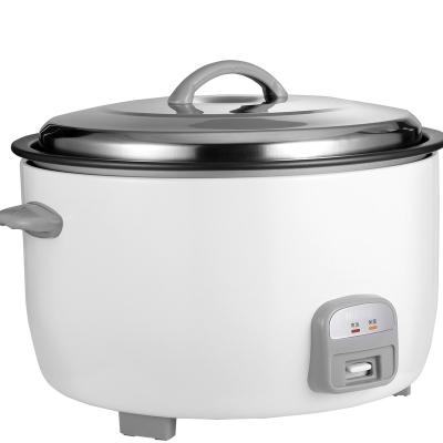 China Hotel Simple Appearance Large Capacity Commercial Easy Operation Cylinder Drum Rice Cooker with Measuring Cup and Rice Spoon for Hotel for sale