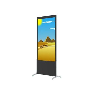 China Indoor Floor Standing Ultra Thin Kiosk Indoor Digital Signage 43 Inch Thin Touch Screen Indoor Floor Standing LCD Advertising Player for sale