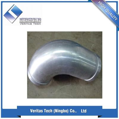 China 90 degree elbow for water tanker water truck piping system, spline coupling and fittings machined aluminum 90 degree elbow for sale