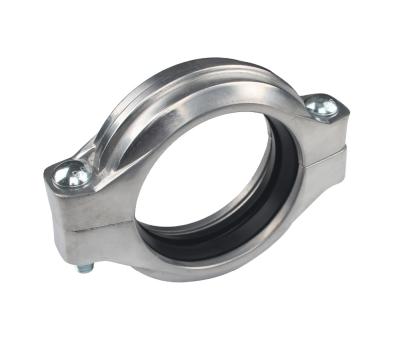 China 3inch or 4inch clamp coupling for pipe fittings equal for sale