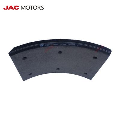 China GENUINE HFC 1048 3501105C10QZ-TBK Iron JAC Size Quality Front Brake Liner HFC 1048 Auto Parts for sale