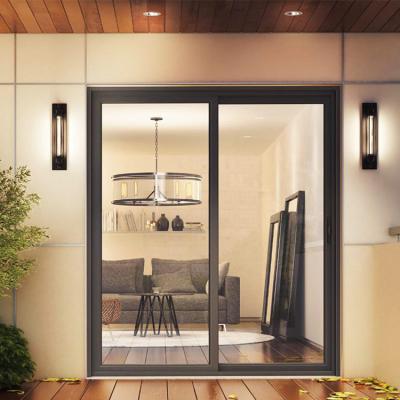 China Aluminium Metal Security Doors Kingdom Doors-lenasia Luxury Design Aluminum Sliding Door For Dubai for sale