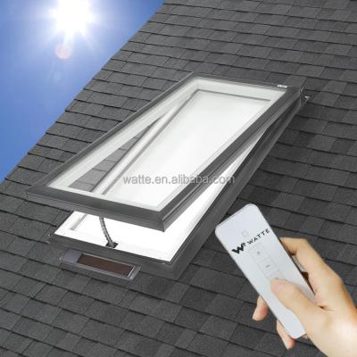 China Aluminum Alloy Waterproof Sunroof Aluminum Frame Top Hung S Electric House Skylight for sale