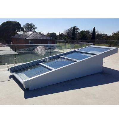 China High Qulaity Aluminum Frame Remote Control Sunshade Louver Roof A Pergola Szklana Skylight Window for sale