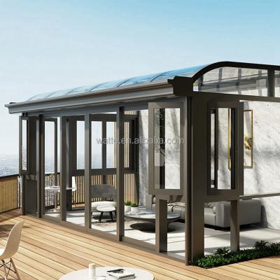 China New Design Quickly Assemble Thermal Break Aluminum Frame Orangery Sunroom for sale