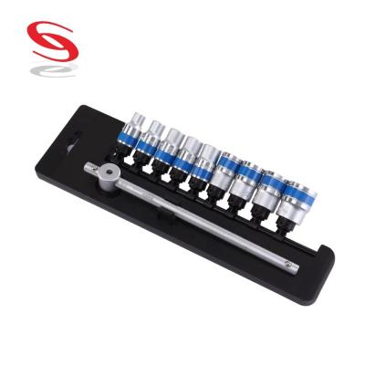 China Car Repair Best Selling Taiwan Amazon Chrome Vanadium Socket Set for sale