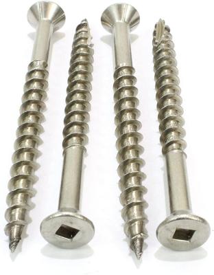 China Square Stainless Steel Square Drive Deck Screw for sale