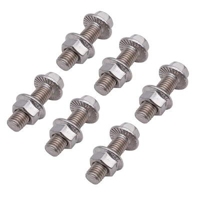 China Stainless Steel Stainless Steel Flange Hex Head Bolt for sale