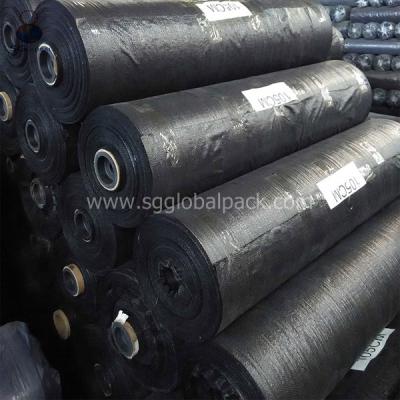 China Traditional Factory Wholesale Price Durable 5oz Black PP Woven Geotextile From China for sale