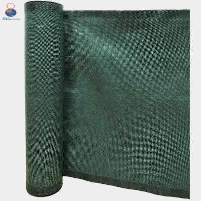 China Silt Barrier 3ft x 300ft Erosion Control Black Geotextile PP Woven Fabric Silt Barrier for sale