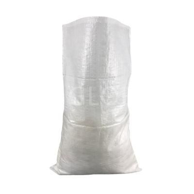 China 25kg 50kg Polypropylene Plastic Grain Moisture Proof Packing Empty Packaging Bags for sale