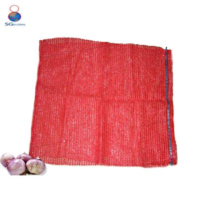 China Durable Wholesale Ventilated Mesh Custom Onion Polyethylene Net Bag for sale