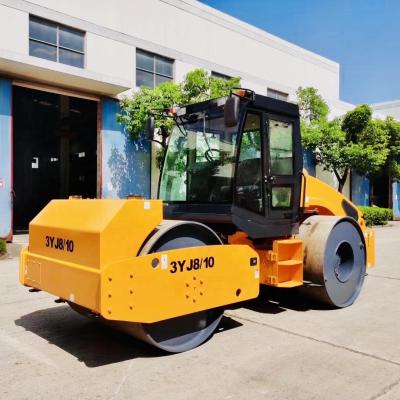 China Farms China Factory Road Compactor 8-10 Ton Three Wheel Static Road Roller With Spare Parts for sale