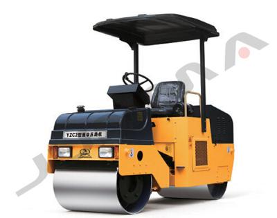 China Farms 2 Ton Small Asphalt Compactor /road Roller Vibration Driven Road Roller for sale