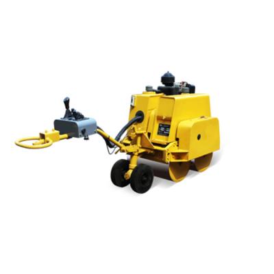 China Hydraulic Vibratory Drum 0.8 Ton Walk Behind Road Roller Farm Construction Work Full Double for sale