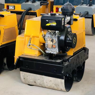 China Farms small 0.8 ton walk behind road vibratory roller compactor for sale