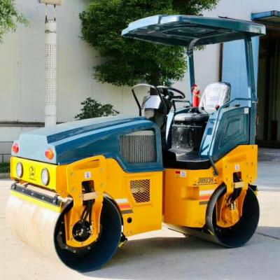 China Full Hydraulic Trusses 3 Ton Vibratory Double Drum Road Roller Compactor JM803H for sale