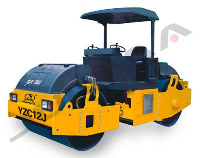 China Farms Road Construction Machinery YZC12 Double Drum Asphalt Road Roller With Spare Parts for sale