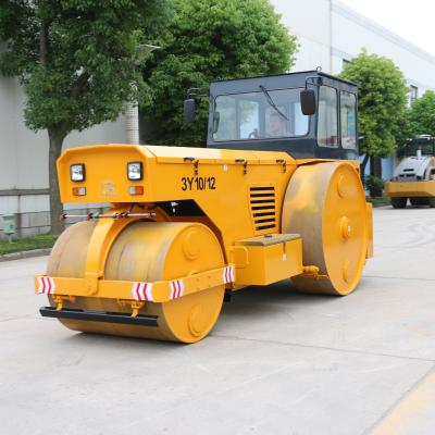 China Trusses Double Drum Road Roller 10-12 Ton Three Wheel Static Road Roller for sale