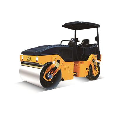 China Durable Farms Using Low Price Stepless Speed ​​Hydraulic Steering 6 Ton Tire Combined Road Roller for sale