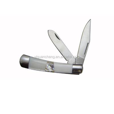 China Non-variable hand made pocket knife stainless steel blade with shell handle gife for man for sale