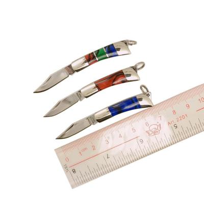 China Mini Folding Acrylic Blade Hot Selling Mini Knife Key Knife Handle Small Folding Serving Knives for sale